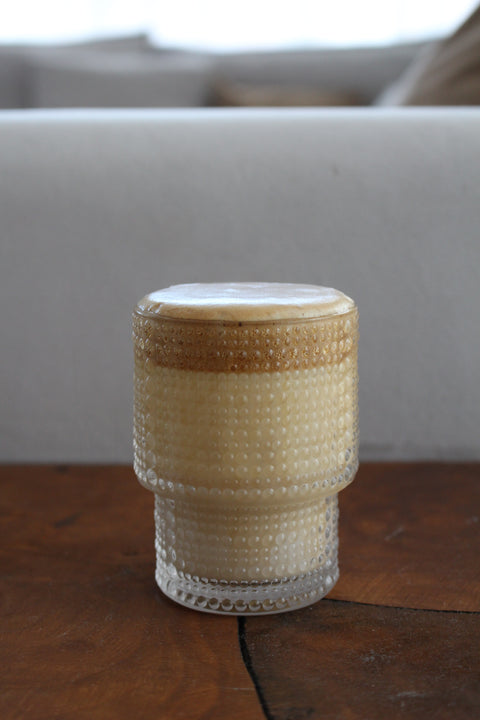 4 Verres GIPSY Transparente Empilable 200ml et 350ml, Design Texturé Chic