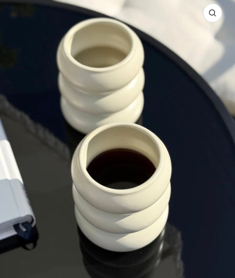 Verre céramique WAVE -400ml - lot de 2