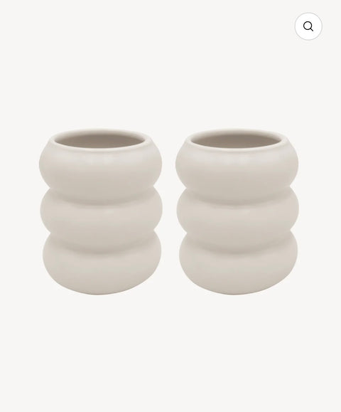 Verre céramique WAVE -400ml - lot de 2