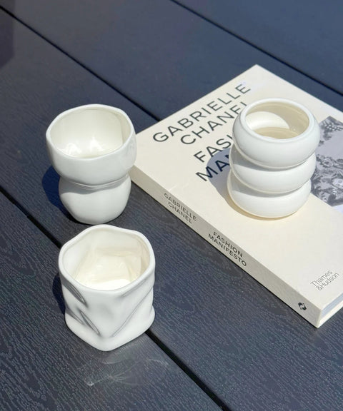 Mugs ORGANIC en Céramique Artisanale (Lot de 2 x 400ml)