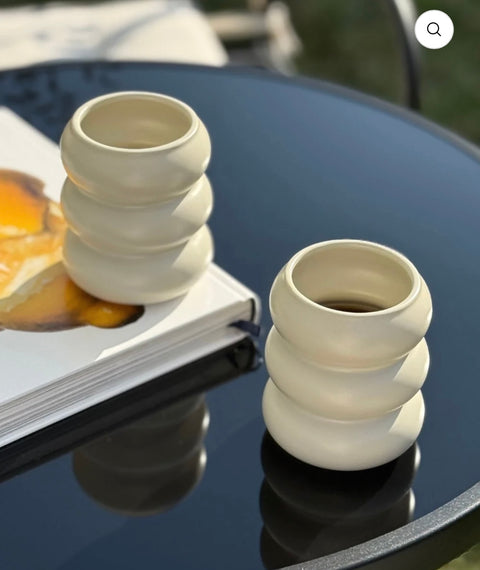 Verre céramique WAVE -400ml - lot de 2