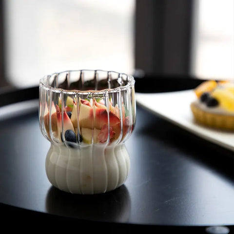 "Elegant Fusion" Paket – 1 Glaskaraffe und 6 Gläser