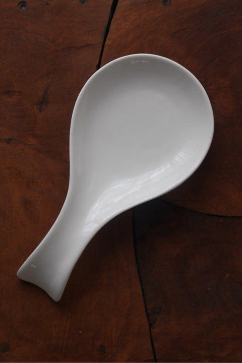 Set de cuisine en porcelaine - Bouteilles huile et vinaigre, Salière et poivrière, repose cuillère