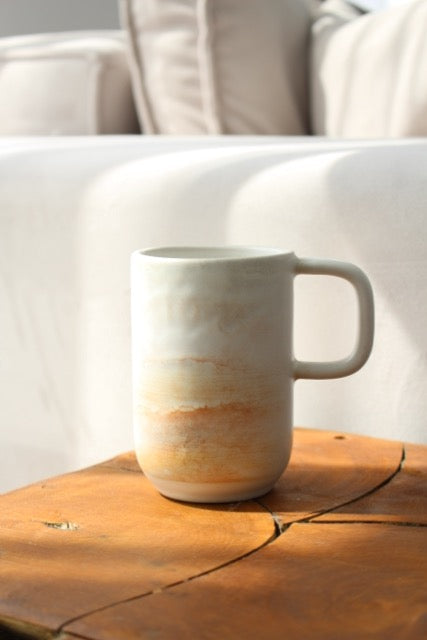 Mug Aquarel 30cl + Sous-Tasse – Grès Artisanale du Portugal