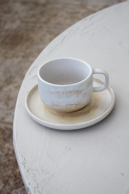 Tasse Aquarel 22cl + Sous-Tasse – Douceur Artisanale du Portugal