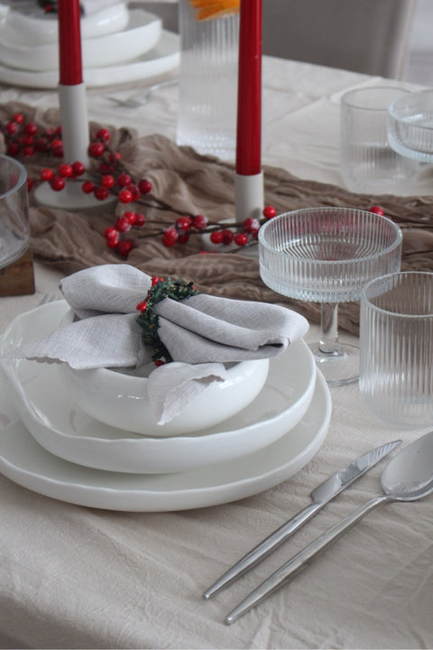 Barles Dinnerware Set – Complete 27 Piece Set
