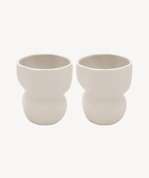 Mugs ORGANIC en Céramique Artisanale (Lot de 2 x 400ml)