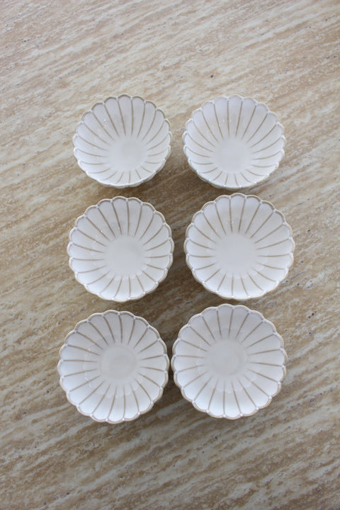Bols en porcelaine Bloomy – Lot de 6 (Ø 13 cm)