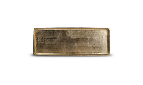 Plat décoratif 37x14cm or collection Charm