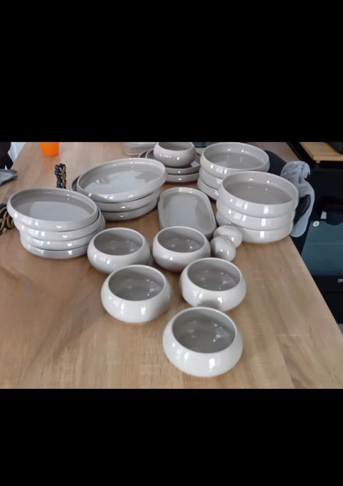 Service à Diner 27 pièces - MOON ( BONDY ) BEIGE