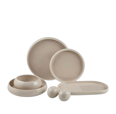 Service à dîner MOON ( BONDY ) CRÈME 27 pièces