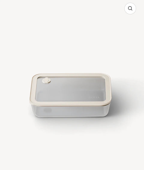 Boîte de conservation ZOHA Beige Transparent