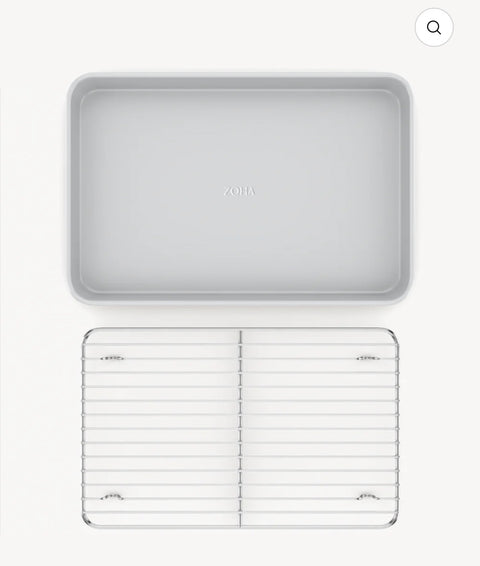 Plaque de cuisson avec grille de refroidissement beige | Revêtement Céramique