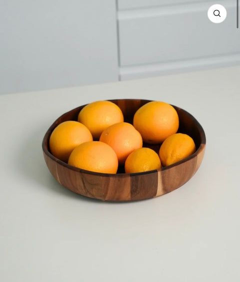 Saladier ou Plateau à fruits d'acacia
