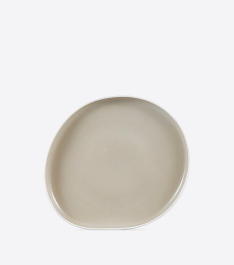 Service à dîner CURVY BICOLORE blanc-beige 25 pcs