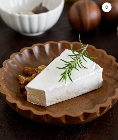 Plat LOTUS en bois d’acacia