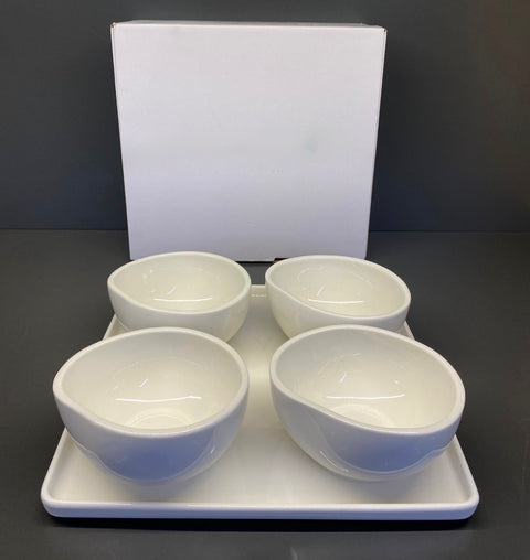 Plat apéritif BARLES en porcelaine