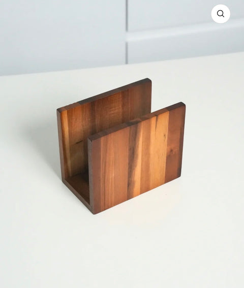 Porte-serviettes en bois d’Acacia