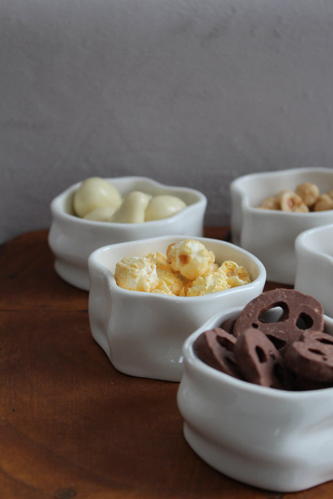 Coupelles Ice Cube porcelaine