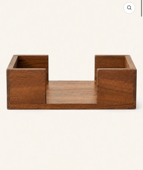 Porte-serviettes en bois d'Acacia