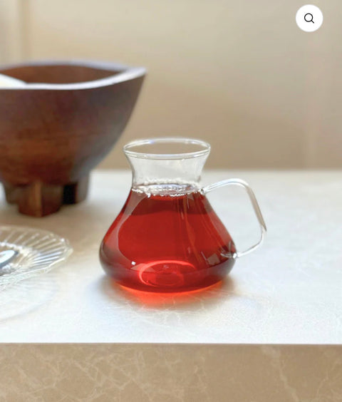 Verres à thé TOMBIK avec poignée - 6 pièces