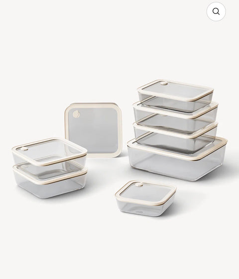 Boîtes de conservation ZOHA Transparent 8 pièces