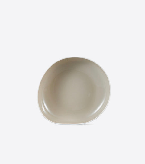 Service à dîner CURVY BICOLORE blanc-beige 25 pcs