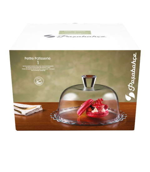 Cloche à Gâteau avec couvercle "Petite Patisserie"