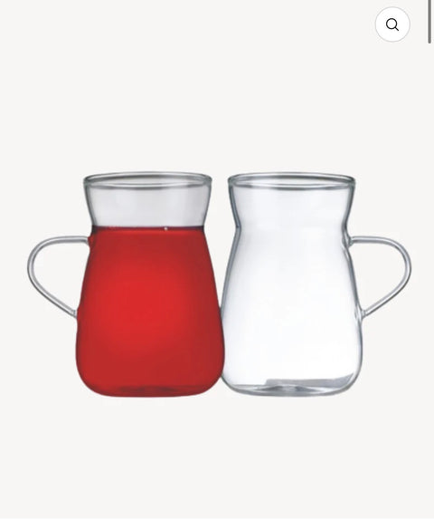 Verres à thé ELA avec poignée - 6 pièces