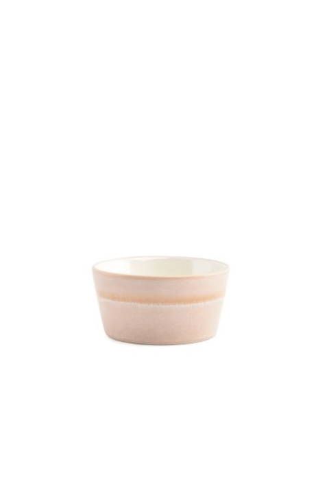4 Bols Flow en Grès – 10 x H5 cm – Rose Nude - Ena Home