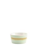 4 Bols Flow en Grès – 10 x H5 cm – Vert - Ena Home