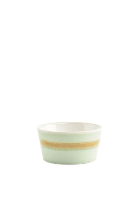 4 Bols Flow en Grès – 10 x H5 cm – Vert - Ena Home