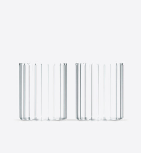 Set mit 2 200-ml-Bechern aus Borosilikatglas