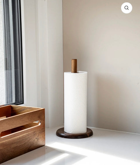 Porte-rouleau de cuisine Acacia Lumo