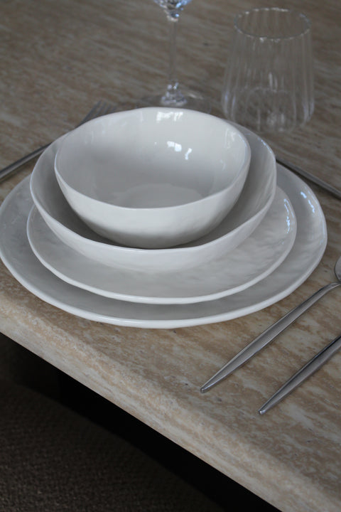 Service à dîner MOON WHITE 24 pièces