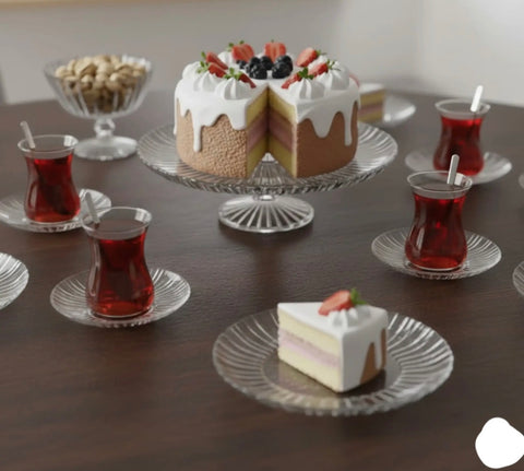 Ensemble de gâteau de 20 pièces Pasabahce Aurora