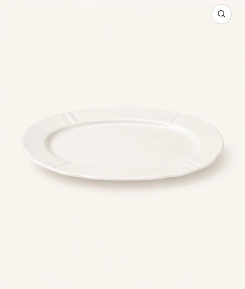 Assiette de service ovale Plain