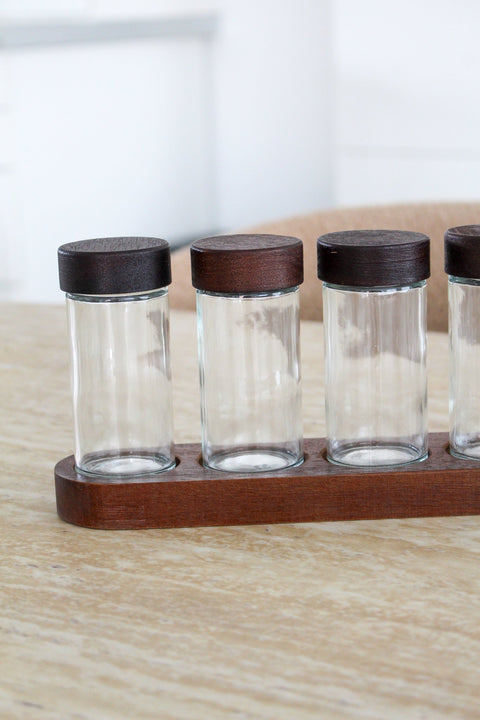 6 pots à épices + support - Ena Home