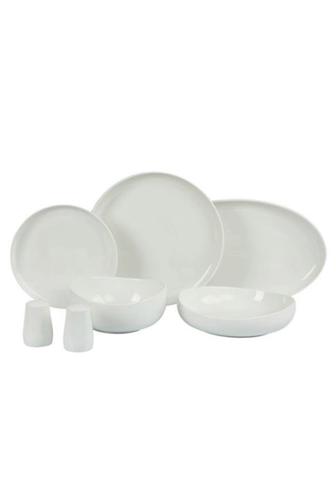 Service à Dîner COLMAR BLANC 27 pièces -