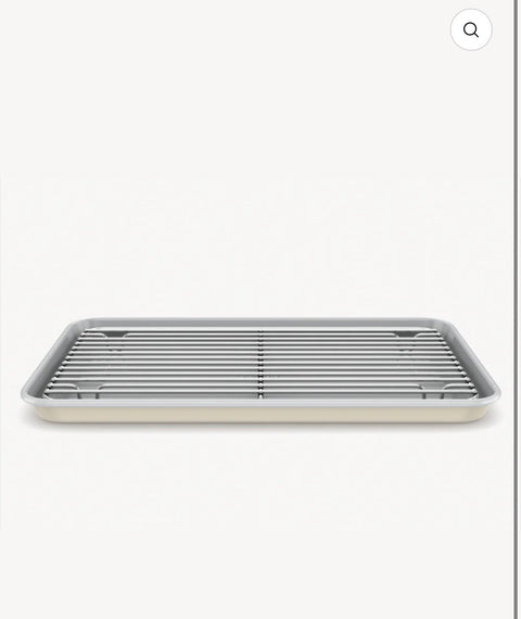 Plaque de cuisson avec grille de refroidissement beige | Revêtement Céramique