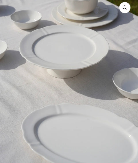 Assiette de service ovale Plain