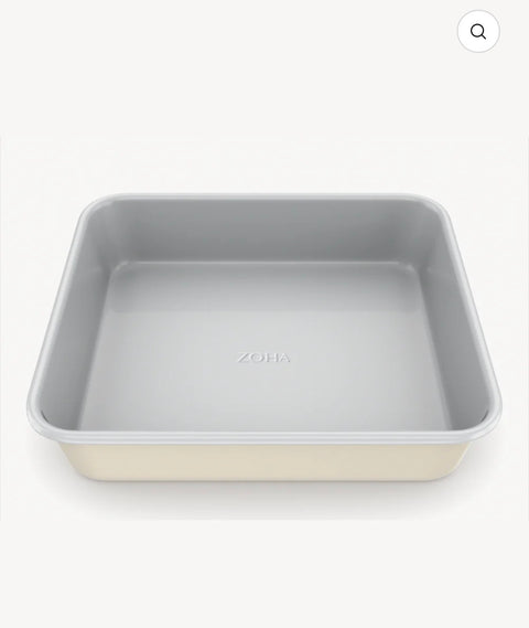 Plat de Cuisson Carré Beige | Revêtement Céramique