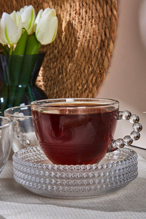 Tasse à thé ou café en verre GIRONA 200ml pour 6 - 12 pièces