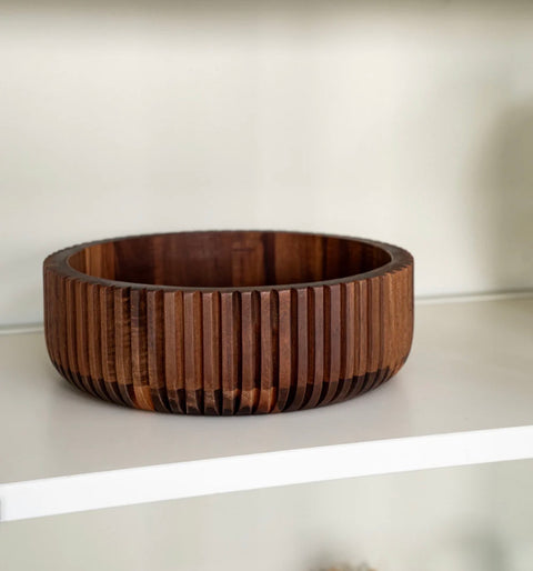 Saladier bois d’acacia | 26 cm