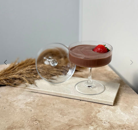 Verres à dessert RIFFEL sur pied  - Lot de 6 - 220 ml