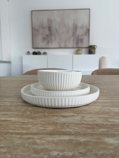Service à dîner CANET WHITE – 18 pcs