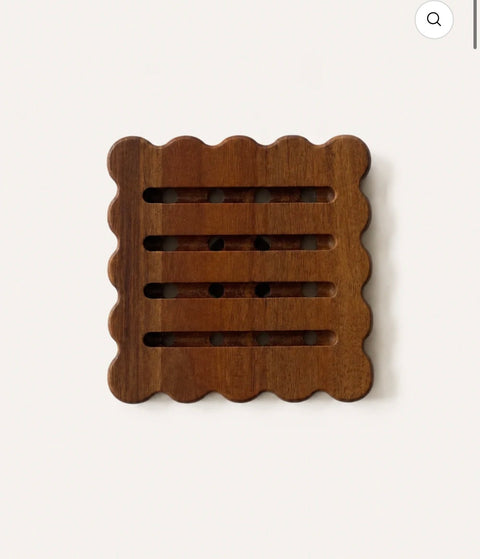 Dessous de Plat en Bois d'Acacia