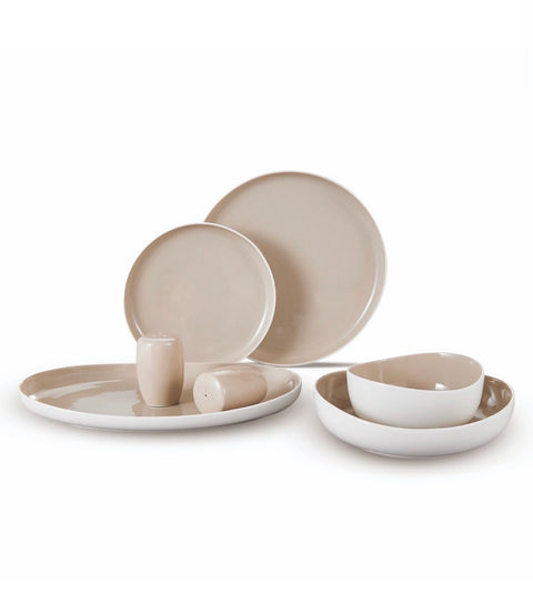 Service à dîner COLMAR TAUPE 27 pièces