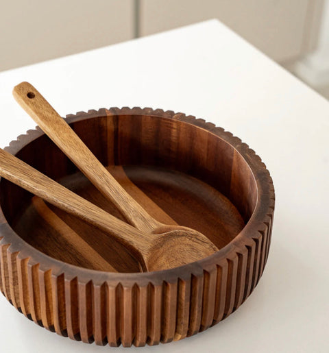 Saladier bois d’acacia | 26 cm