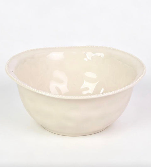 Saladier PEARL BEIGE ou BLANC